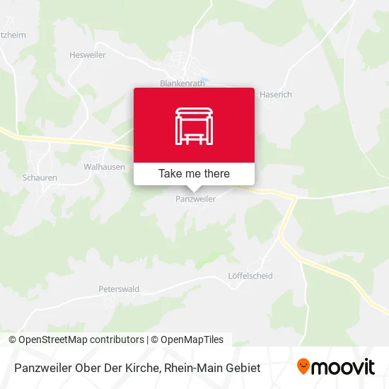 Карта Panzweiler Ober Der Kirche