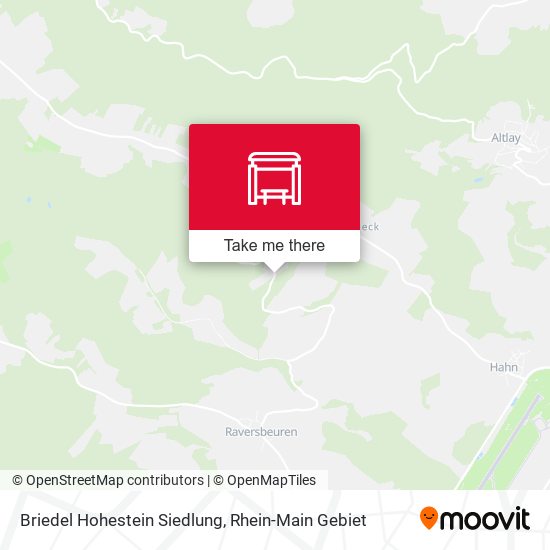 Briedel Hohestein Siedlung map