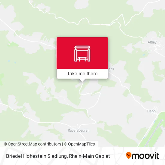 Карта Briedel Hohestein Siedlung