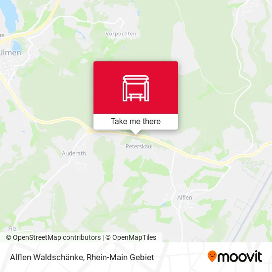 Карта Alflen Waldschänke