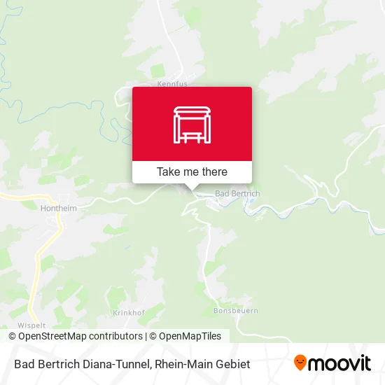 Карта Bad Bertrich Diana-Tunnel