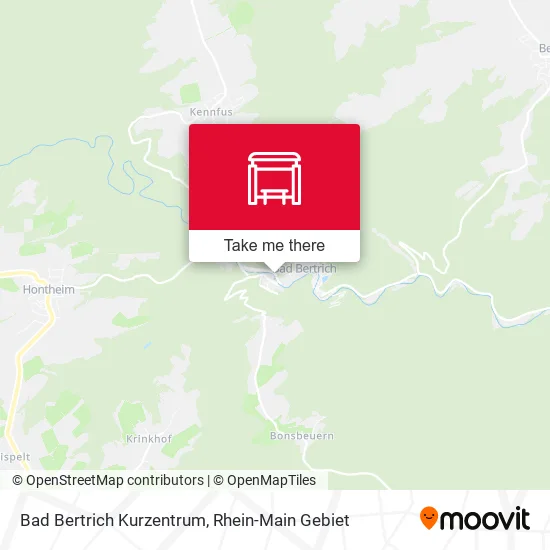 Карта Bad Bertrich Kurzentrum
