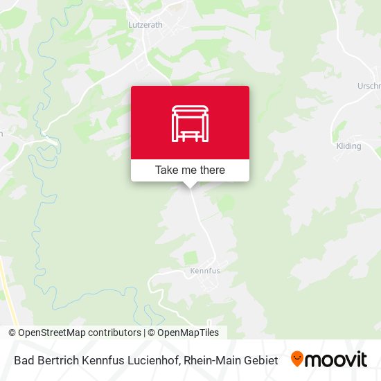 Bad Bertrich Kennfus Lucienhof map