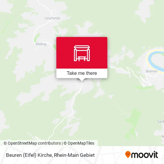 Карта Beuren (Eifel) Kirche