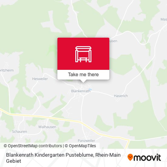 Blankenrath Kindergarten Pusteblume map
