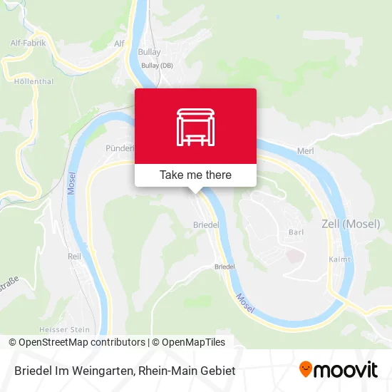 Карта Briedel Im Weingarten