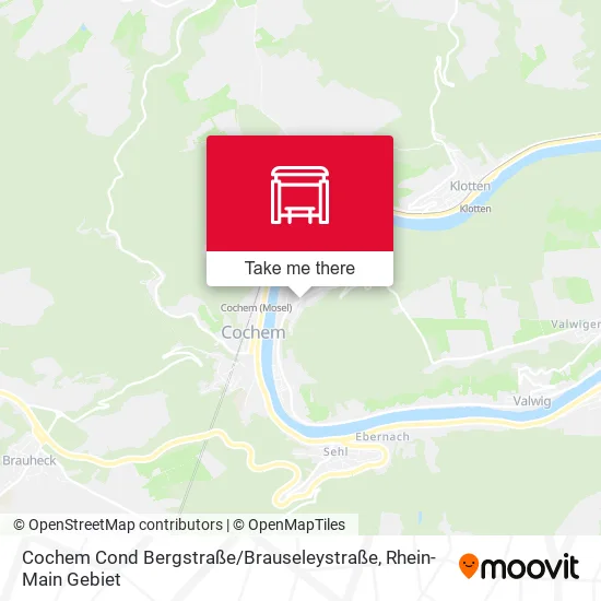 Карта Cochem Cond Bergstraße / Brauseleystraße