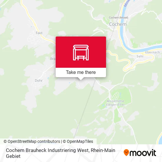 Карта Cochem Brauheck Industriering West