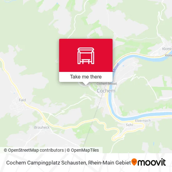Карта Cochem Campingplatz Schausten