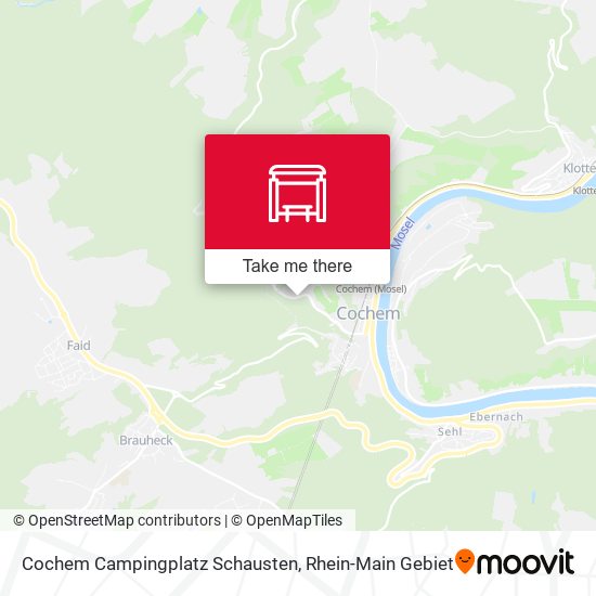 Карта Cochem Campingplatz Schausten