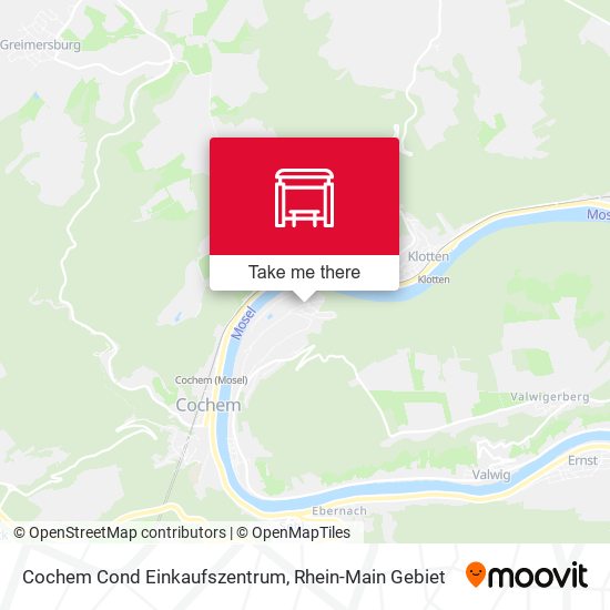 Cochem Cond Einkaufszentrum map