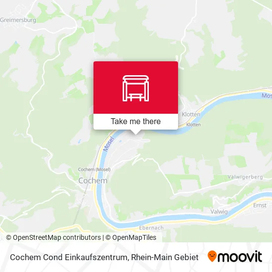 Карта Cochem Cond Einkaufszentrum