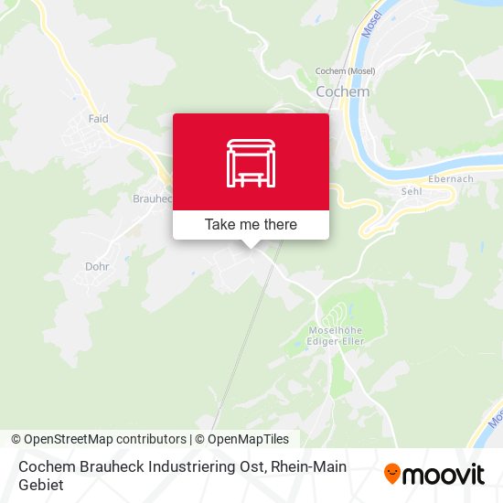 Карта Cochem Brauheck Industriering Ost