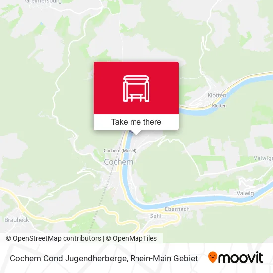 Карта Cochem Cond Jugendherberge