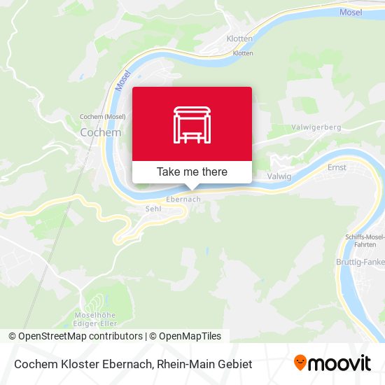 Cochem Kloster Ebernach map