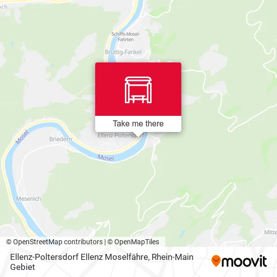 Карта Ellenz-Poltersdorf Ellenz Moselfähre