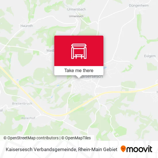 Карта Kaisersesch Verbandsgemeinde