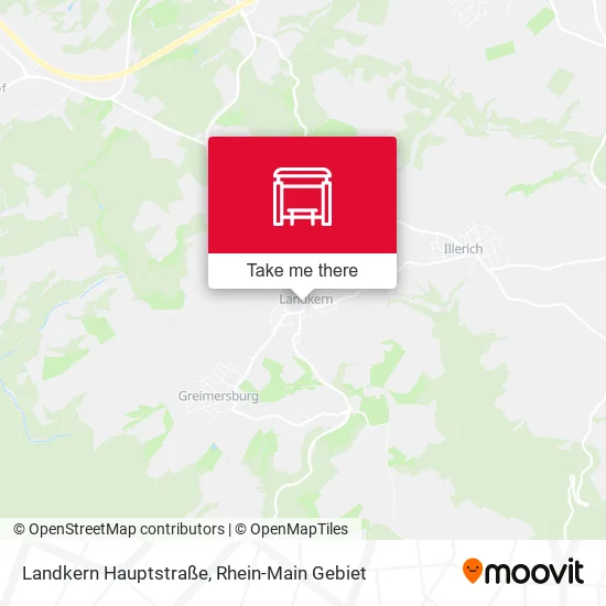 Карта Landkern Hauptstraße