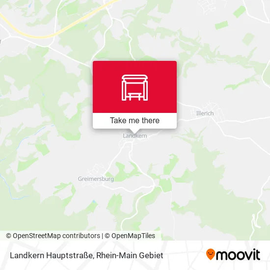 Карта Landkern Hauptstraße