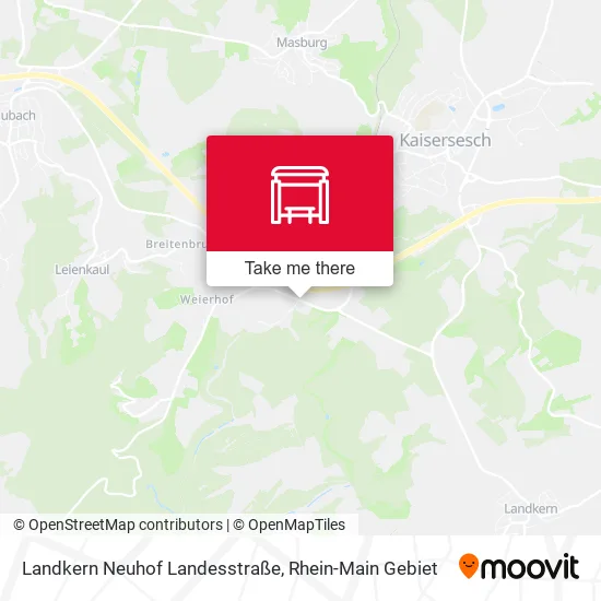 Landkern Neuhof Landesstraße map