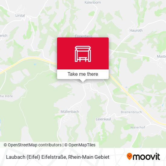Laubach (Eifel) Eifelstraße map