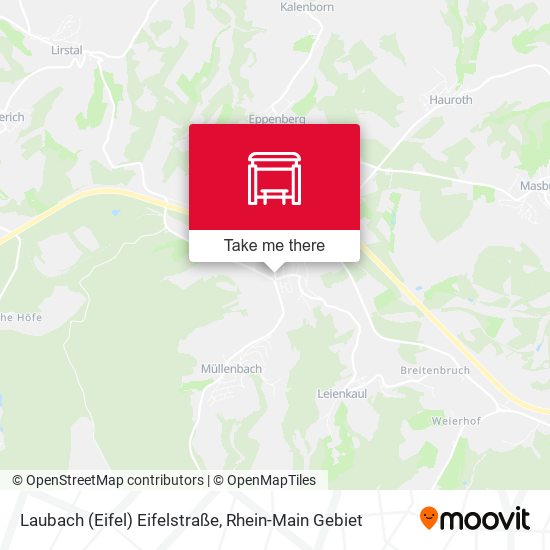 Laubach (Eifel) Eifelstraße map