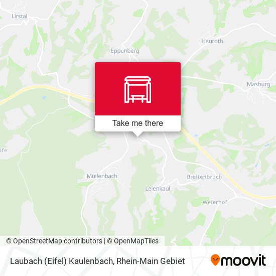 Laubach (Eifel) Kaulenbach map