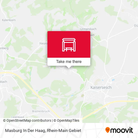 Карта Masburg In Der Haag