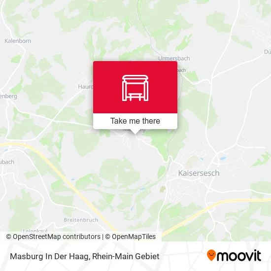 Карта Masburg In Der Haag