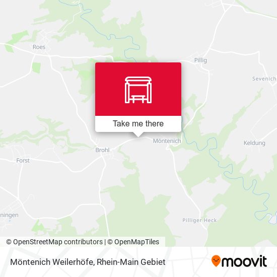 Möntenich Weilerhöfe map