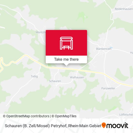 Schauren (B. Zell / Mosel) Petryhof map
