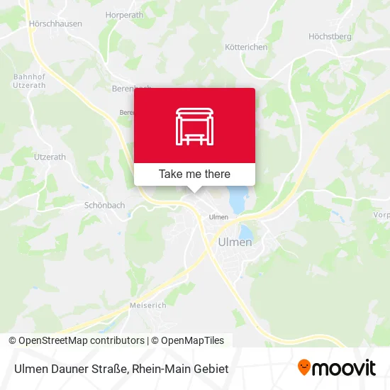Карта Ulmen Dauner Straße