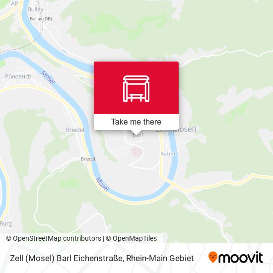 Zell (Mosel) Barl Eichenstraße map