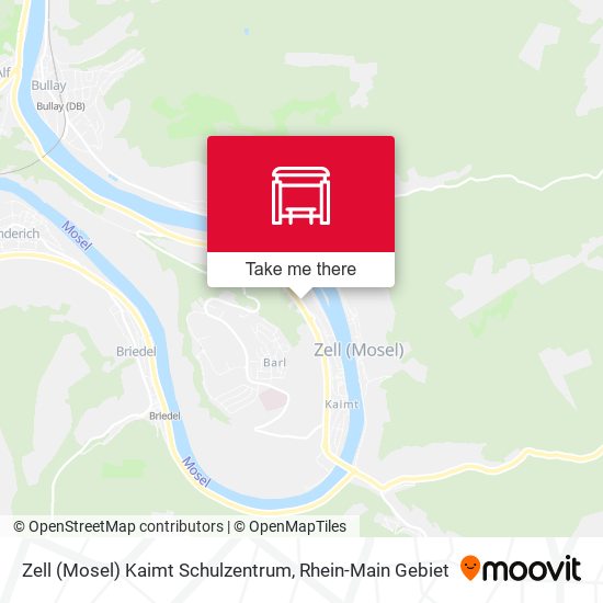 Zell (Mosel) Kaimt Schulzentrum map