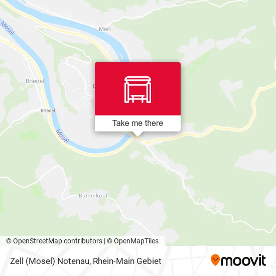 Карта Zell (Mosel) Notenau