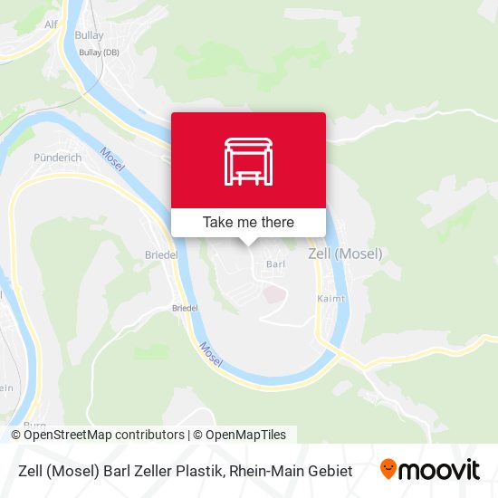 Карта Zell (Mosel) Barl Zeller Plastik