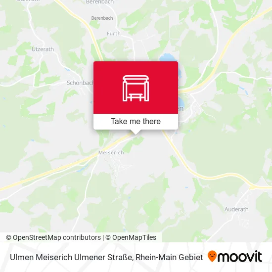 Карта Ulmen Meiserich Ulmener Straße