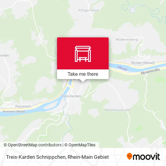 Карта Treis-Karden Schnippchen