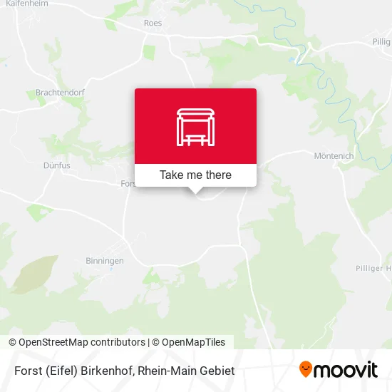 Карта Forst (Eifel) Birkenhof