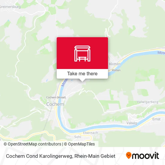 Карта Cochem Cond Karolingerweg