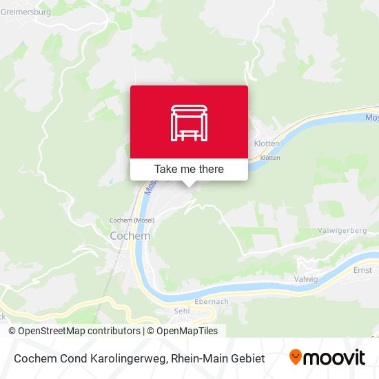Карта Cochem Cond Karolingerweg