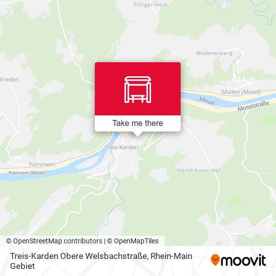 Treis-Karden Obere Welsbachstraße map