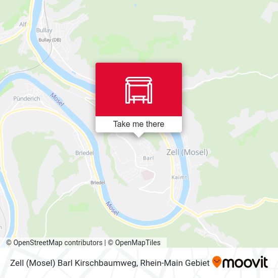Zell (Mosel) Barl Kirschbaumweg map