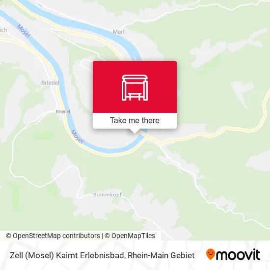 Карта Zell (Mosel) Kaimt Erlebnisbad