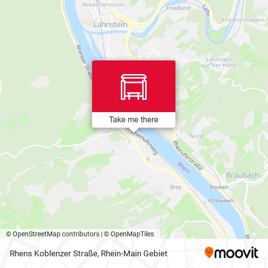 Rhens Koblenzer Straße map