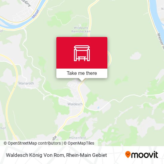 Waldesch König Von Rom map