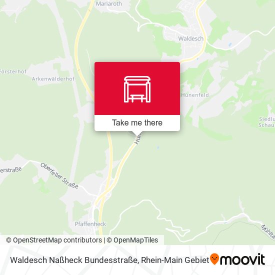 Waldesch Naßheck Bundesstraße map