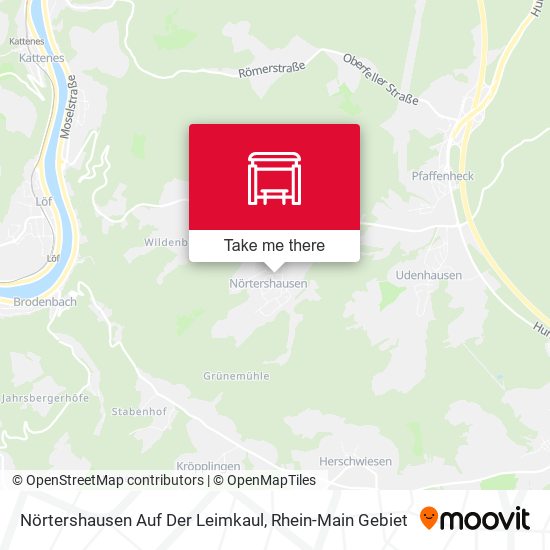 Nörtershausen Auf Der Leimkaul map