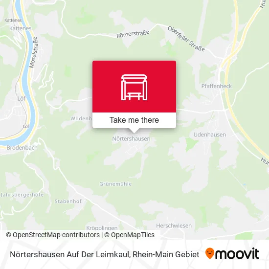 Карта Nörtershausen Auf Der Leimkaul