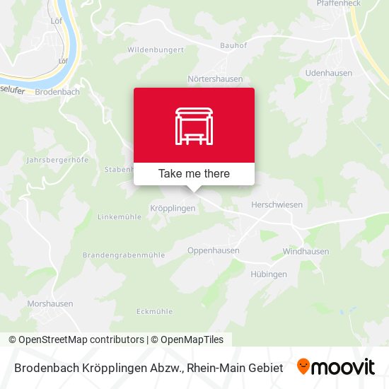 Brodenbach Kröpplingen Abzw. map